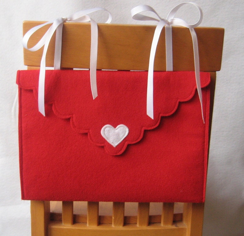 Chair Back Envelope, Opens and Closes for Special Messages, Valentine Mail Box afbeelding 2