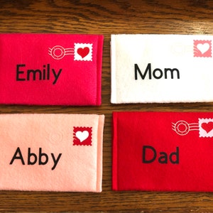 Personalized Working Envelopes for Pretend Play, Mail Set, Custom Order image 2