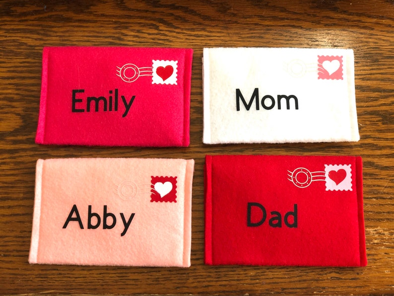 Personalized Working Envelopes for Pretend Play, Mail Set, Custom Order image 2