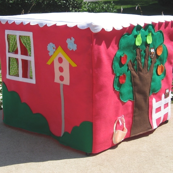 Card Table Playhouse Pattern Deluxe Construction Site Card Table Playhouse