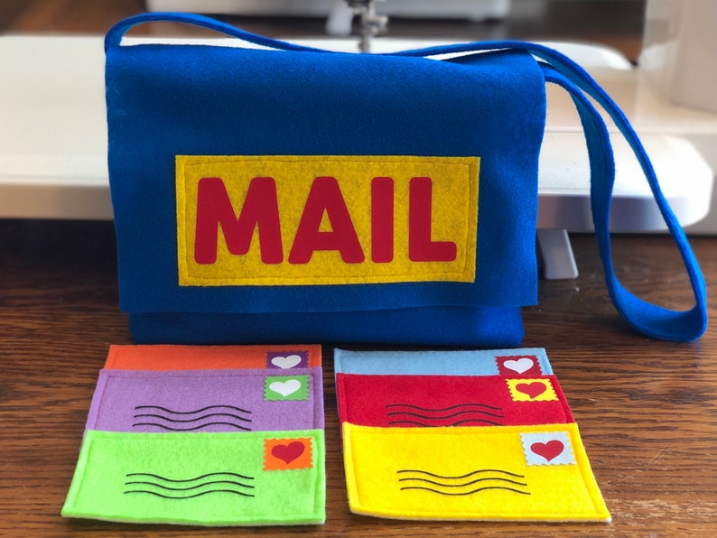 Play Mail Bag and Mail, Kids Mail Set image 4