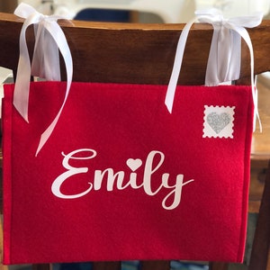 Personalized Chair Back Envelope, 16 Color Choices, Opens and Closes for Special Messages, Valentine Mail Box