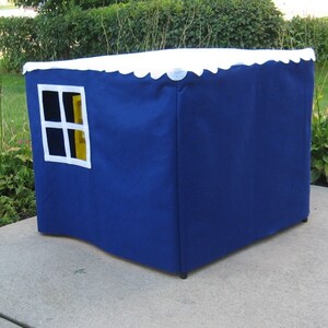 Card Table Playhouse, Royal Blue Basic Bungalow, Custom Order image 2