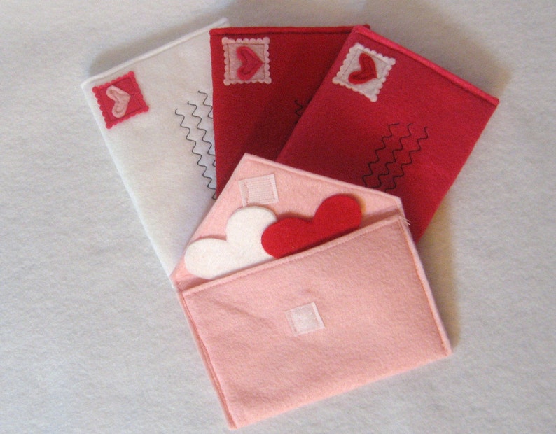 Red Mail Set Mail Bag With Working Envelopes for Pretend Etsy
