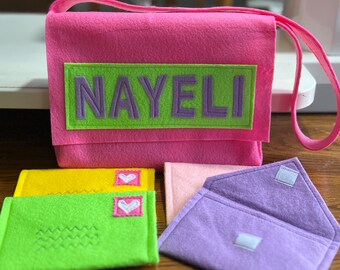 Personalized Mail Bag and Working Envelopes Play Mail Set