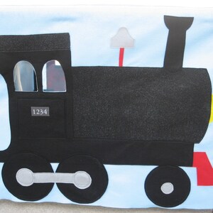 Kids Tablecloth Playhouse, All Aboard Train Station, Fits Your Card Table, Custom Order, Personalized image 3