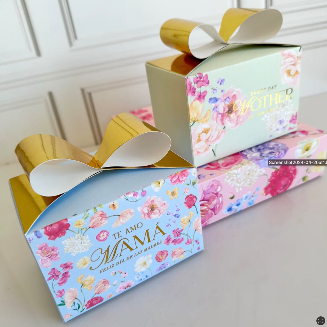 Coquette Bow Box Template With Designs - Etsy