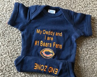 personalized baby chicago bears jersey