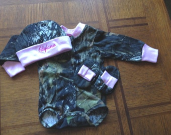 mossy oak onesie girl