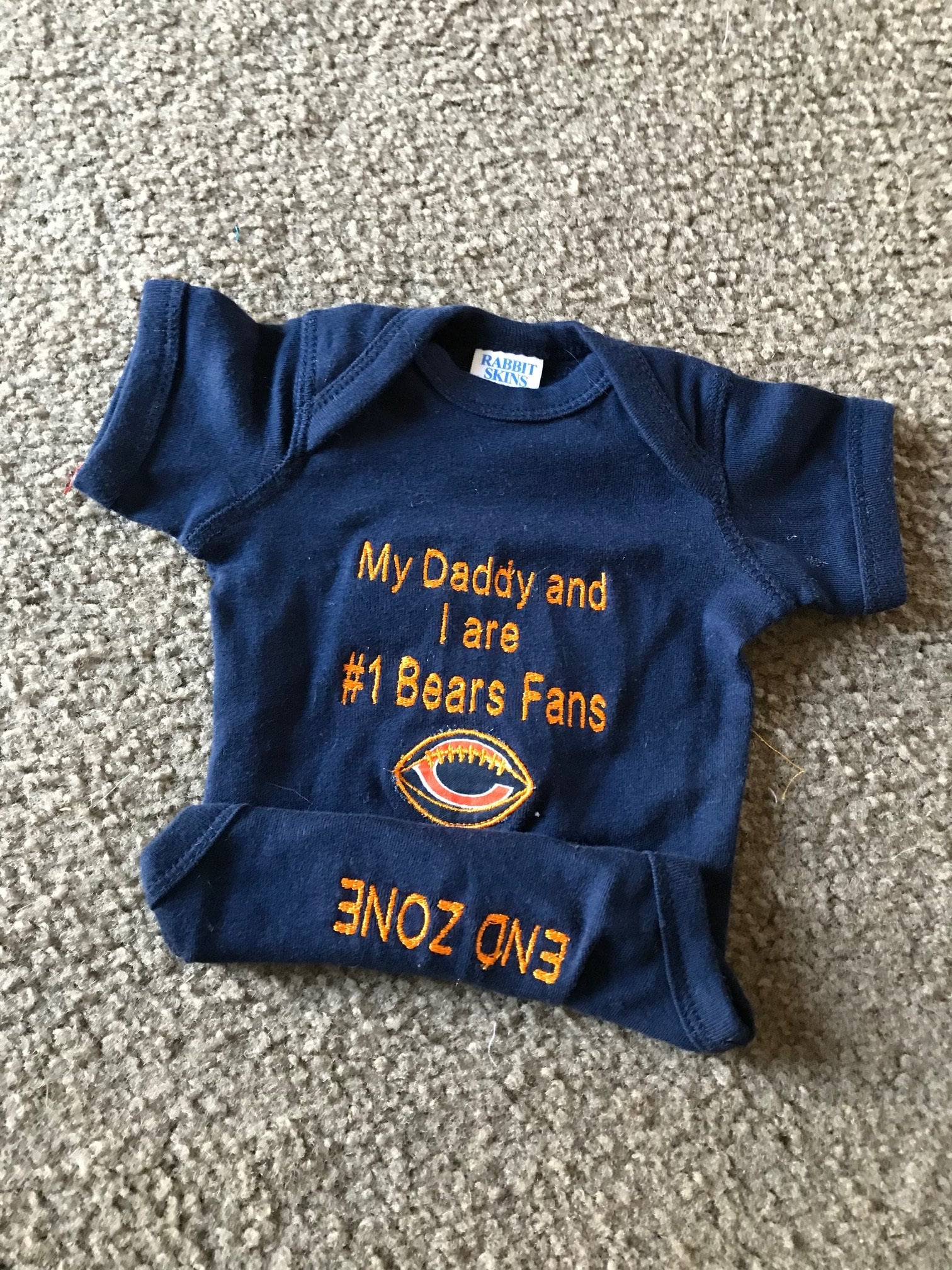 chicago bears newborn outfit