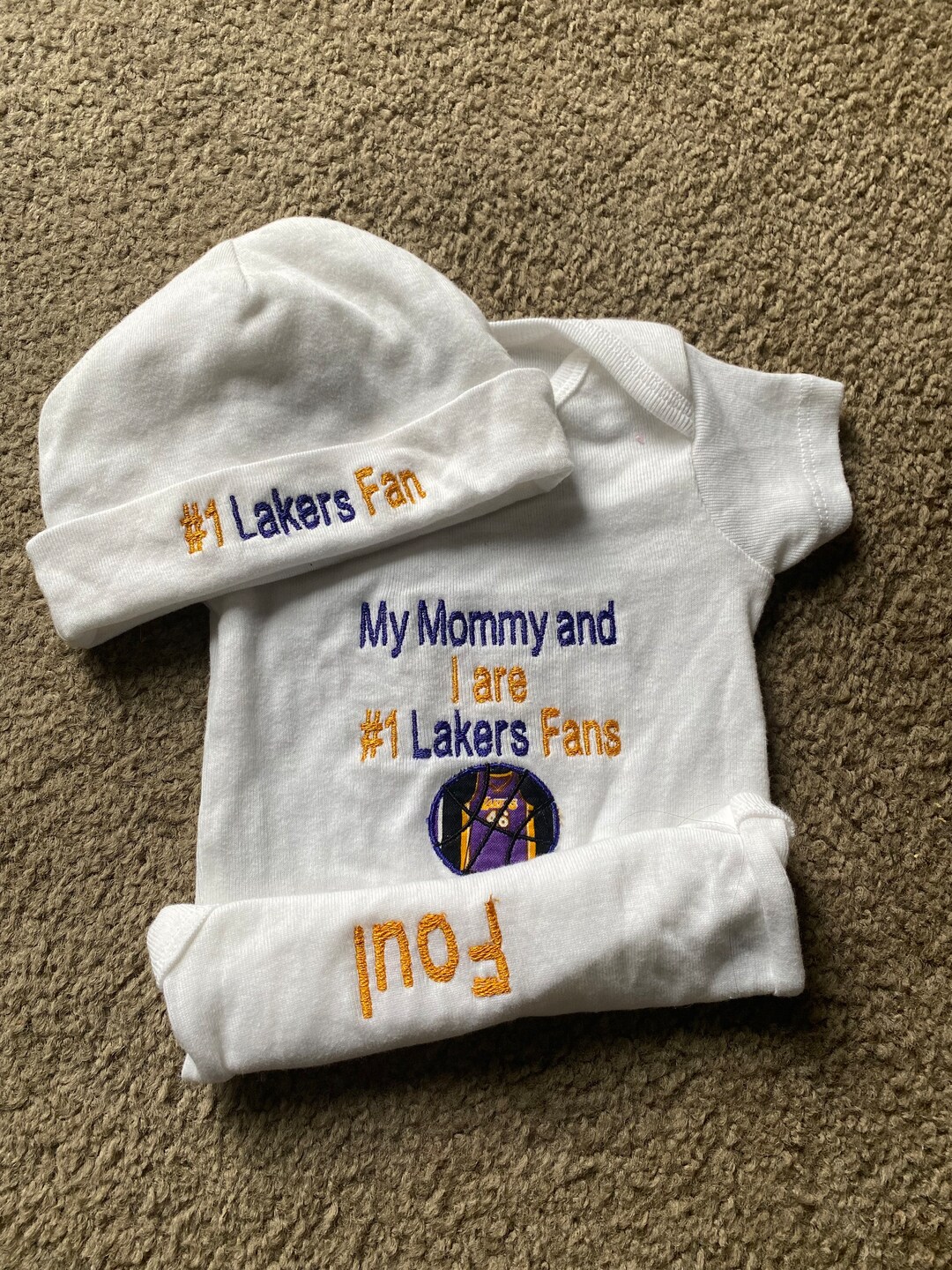 Los Angeles Lakers Basketball Fan Baby Infant Newborn Creeper Etsy