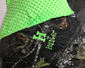 Personalized  Camo Baby Blanket, Camo Minky Blanket, Minky Baby Blanket, Boy Girl Camo Blanket, Baby,Infant Newborn Camo Baby Blanket