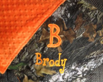 Personalized Camo Baby Blanket, Camo Minky Blanket, Minky Baby Blanket, Boy Girl Camo Blanket, Camo Baby,Infant Newborn Camo Baby Blanket