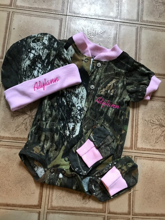 mossy oak onesie girl