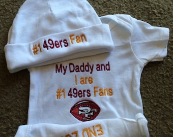 49ers Baby Hat - Etsy