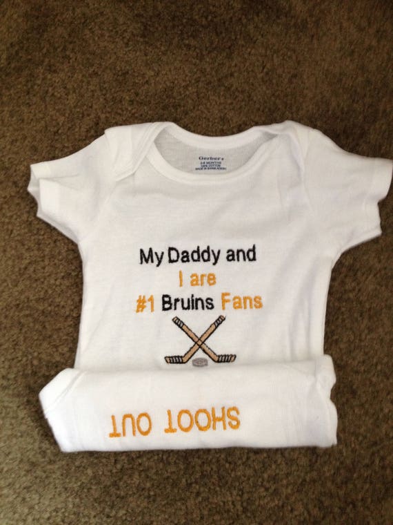 boston bruins baby onesie