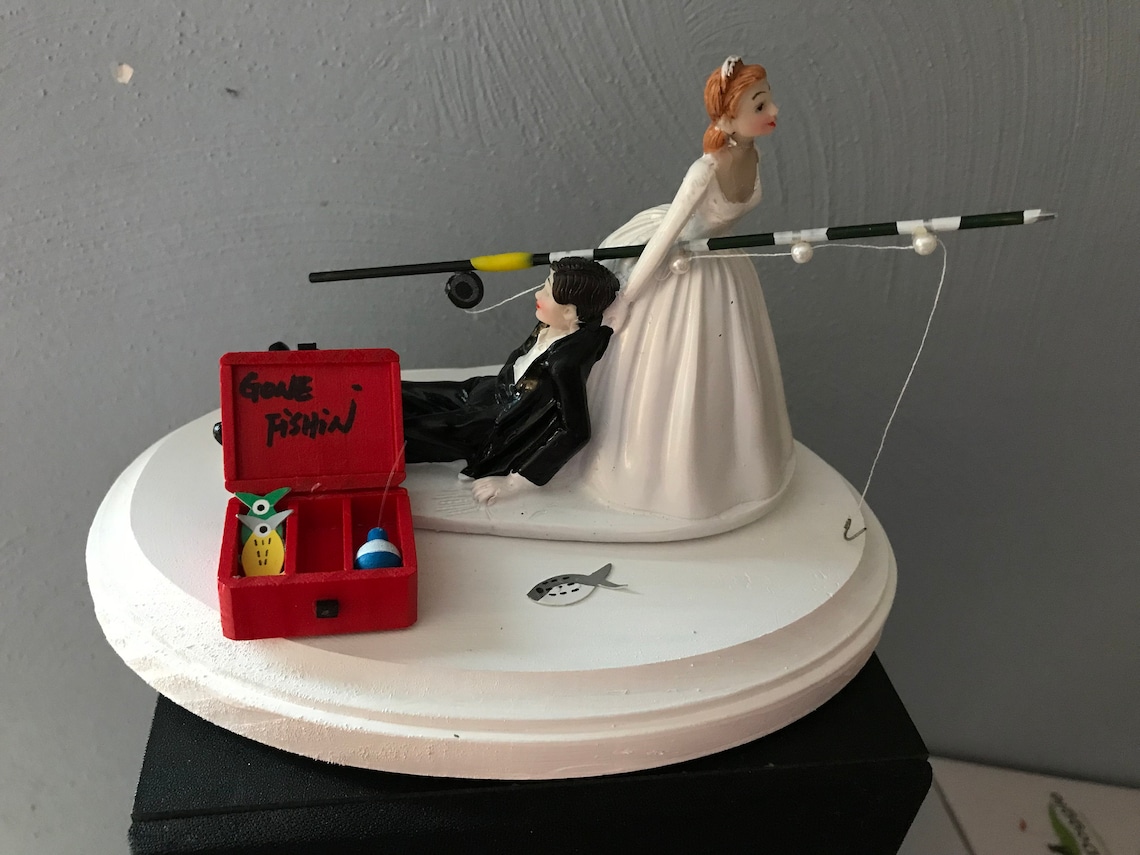 Cake Topper Funny Bridal Wedding Day Reception Bride Groom - Etsy