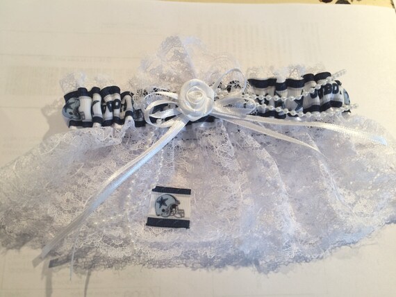 Dallas Cowboys Football Wedding Bridal Lace Trim Garter Etsy