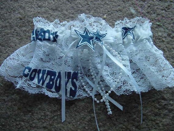 Dallas Cowboys Football Wedding Bridal Garter Regular Plus Etsy