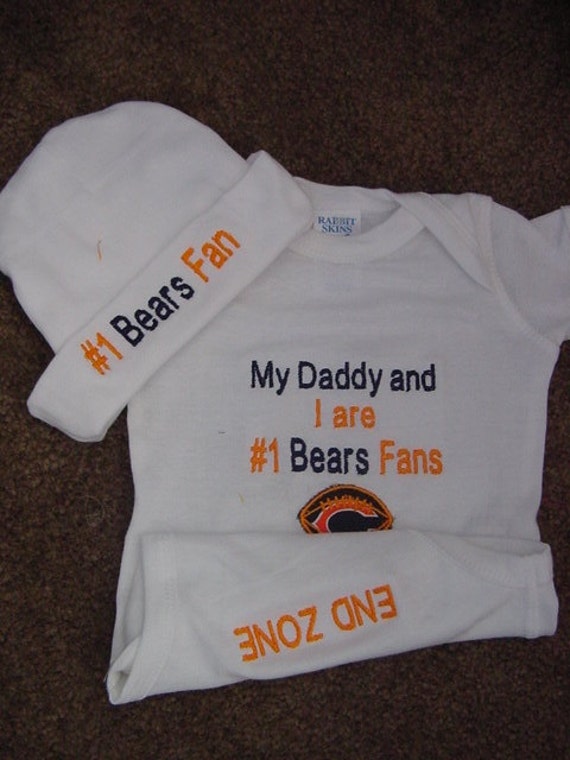 personalized baby chicago bears jersey