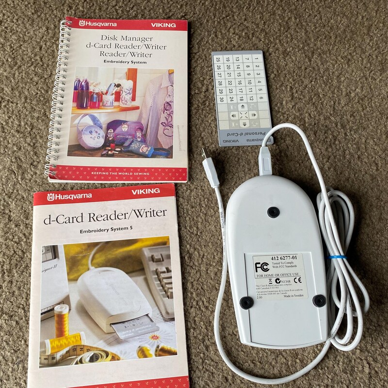 Système De Broderie Numérisée Husqvarna Viking 5 + Disque Et Livre - Pour Windows 95/98/NT - Neuf