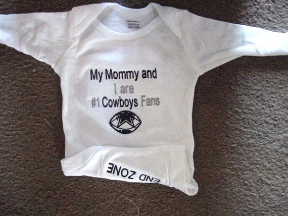 dallas cowboys baby onesie