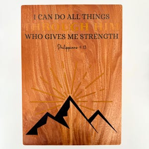 bible verse engraved scripture quote christian gift ideas religous home decor wall art rustic home decor farmhouse positive affirmation