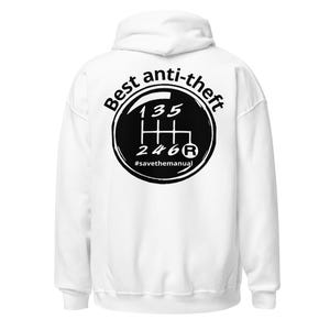 Best Anti-Theft Gear Hoodie in White