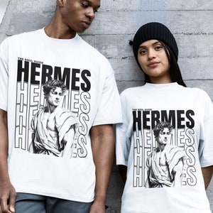 Hermes Tshirt Unisex Greek God Trident Shirt, Greek Mythology Tee Mens Hermes Shirt, Greek Mythology Cloth, Hermes Clothes, Gift for Him Her