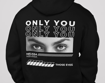 Girlfriend Eyes Hoodie, Custom Eyes Hoodie, Custom Girlfriend Hoodie, Boyfriend Shirt, Custom Hoodie, Hoodie For Boyfriend, Gift for Husband