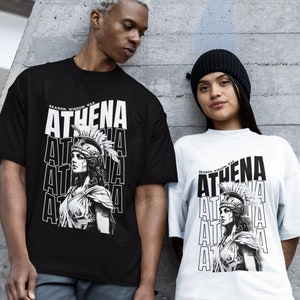 Athena Shirt Unisex Griechische Mythologie Shirt Fee Grunge Geschenke Light Academia Kleidung Bookish Merch Dark Academia Kleidung Geschenk für ihn sie
