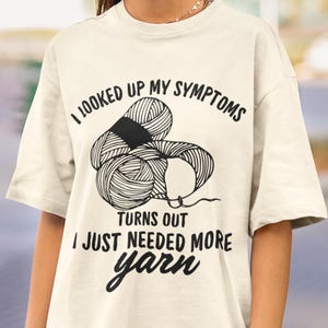 Funny Knitting Shirt, Knitter Gift Tee, Yarn Lover Shirt, Knitter Shirt, Crafters Gift, Cute Knitting Tee, Yarn Gifts, Crochet Lover Gift