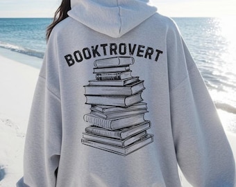 Booktrovert Hoodie, Leser Hoodie, Buchclub Hoodie, Geschenk für Bibliothekar, Bücherwurm Hoodie, Buchliebhaber Geschenk, Lese Sweatshirt, Buch Shirt