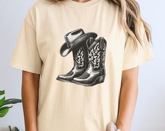 Cowboy Boots Shirt, Cowgirl Boots Shirt, Knocking Boots Shirt, Women's Rodeo Tee, Cowgirl Gift, Boots Shirt, Country Women Tee, Western Tee
