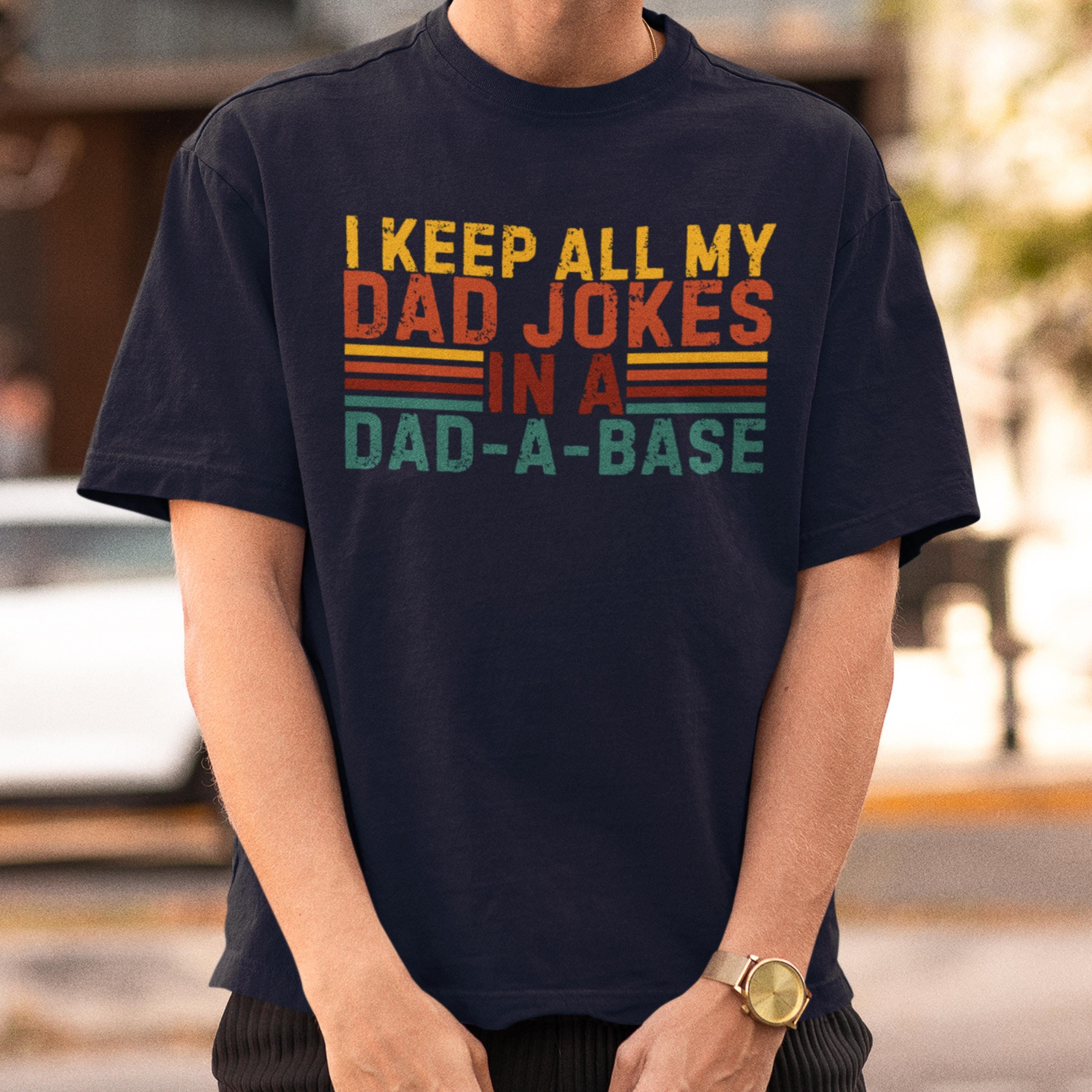 Je garde toutes les blagues de mon père dans une chemise pour papa, nouvelle chemise papa, t-shirt papa, chemise papa, chemise fête des pères, meilleure chemise papa, cadeau pour papa, cadeau papa