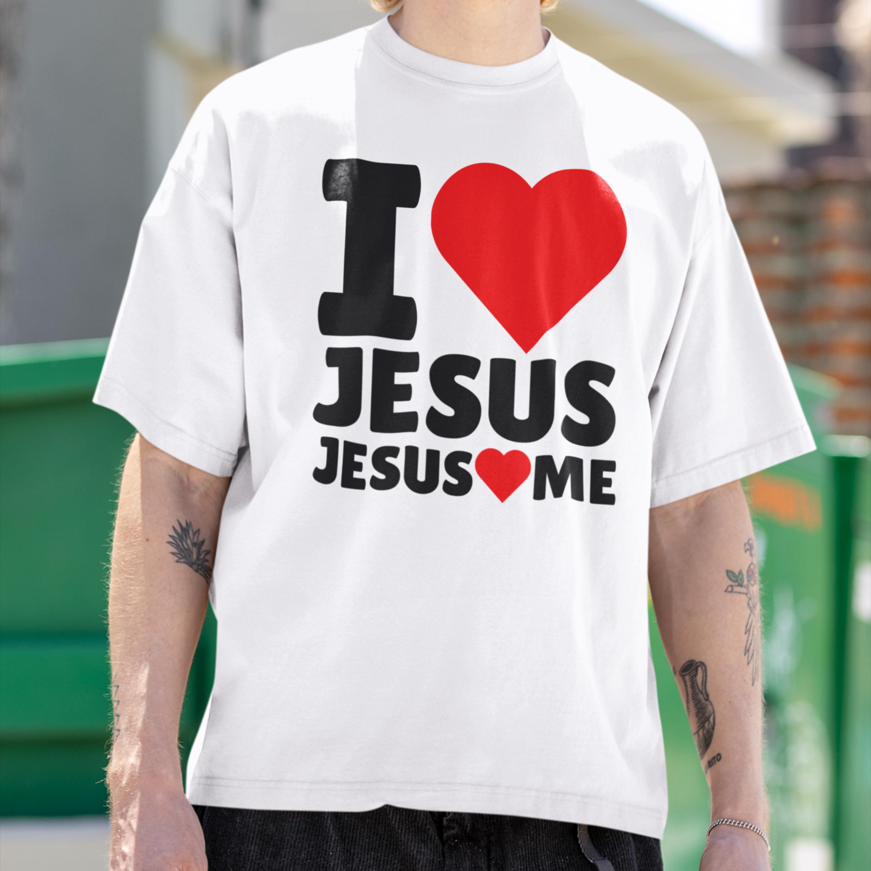 I Love Jesus Unisex Shirt, Jesus Heart Shirt, Christian Faith Shirt, Religious Graphic Shirt, Bible Verse Inspired Shirt, Christian Gift Tee