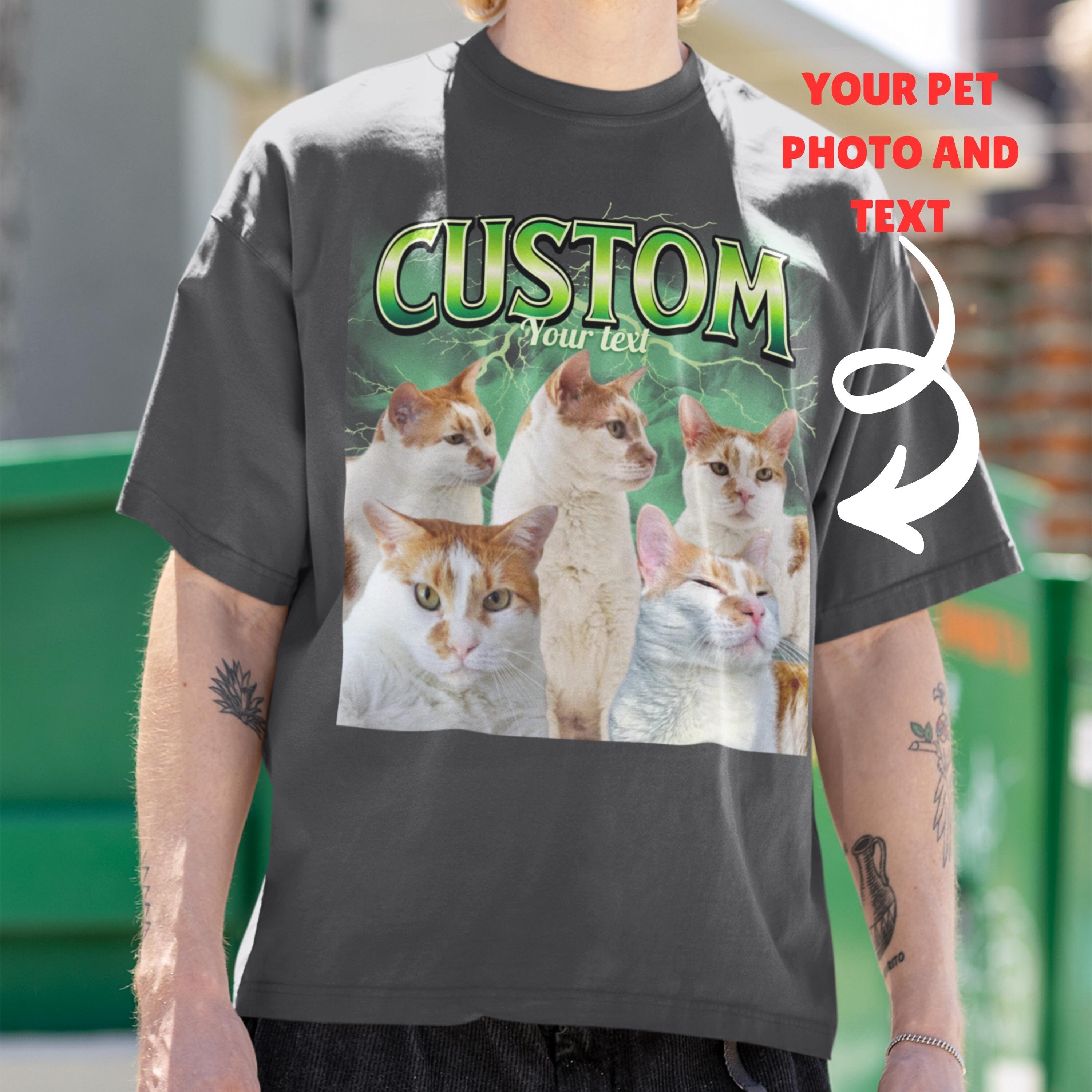 Transfert à Repasser Pour T-shirt : Chat Parmi Les Fleurs - Décalcomanie Pour Tissu Sportif