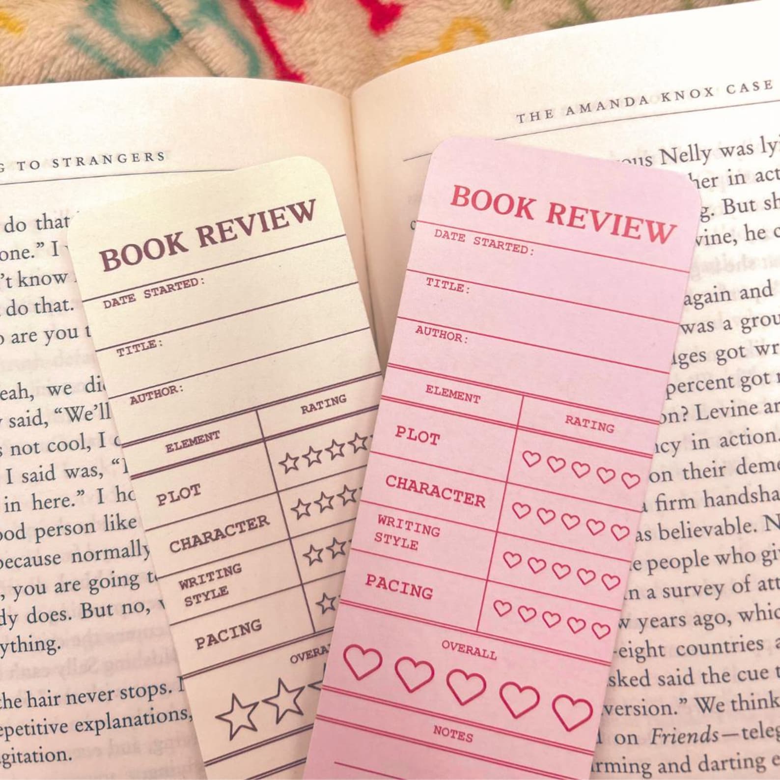 Book Review Bookmark, Bookish Gifts, Matte Finish (2x6") - Etsy