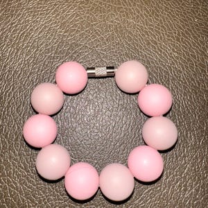 Custom Beaded Cup Handle Charm Rose Quartz
