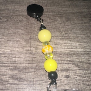 Custom Beaded Badge Reels