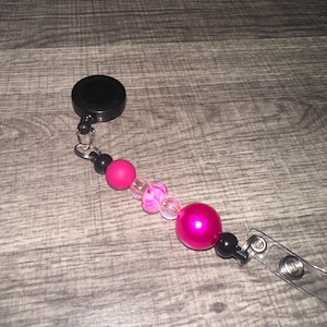 Custom Beaded Badge Reels