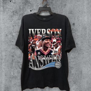 Vintage 90s Allen Iverson Shirt Homage Retro Classic Graphic Tee Bootleg Bestseller Unisex Sport Sweatshirt Gift