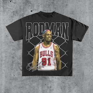 Vintage 90s RODMAN Shirt Homage Retro Classic Graphic Tee Bootleg Bestseller Unisex Sport Sweatshirt Gift