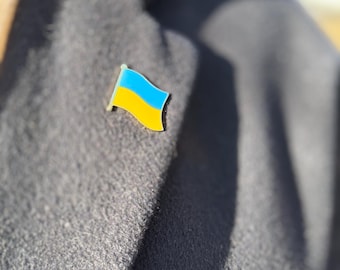 Ukrainian Pin Flag Ukraine Badge Ukrainian Coat of arms Flag Ukraine Gift Present