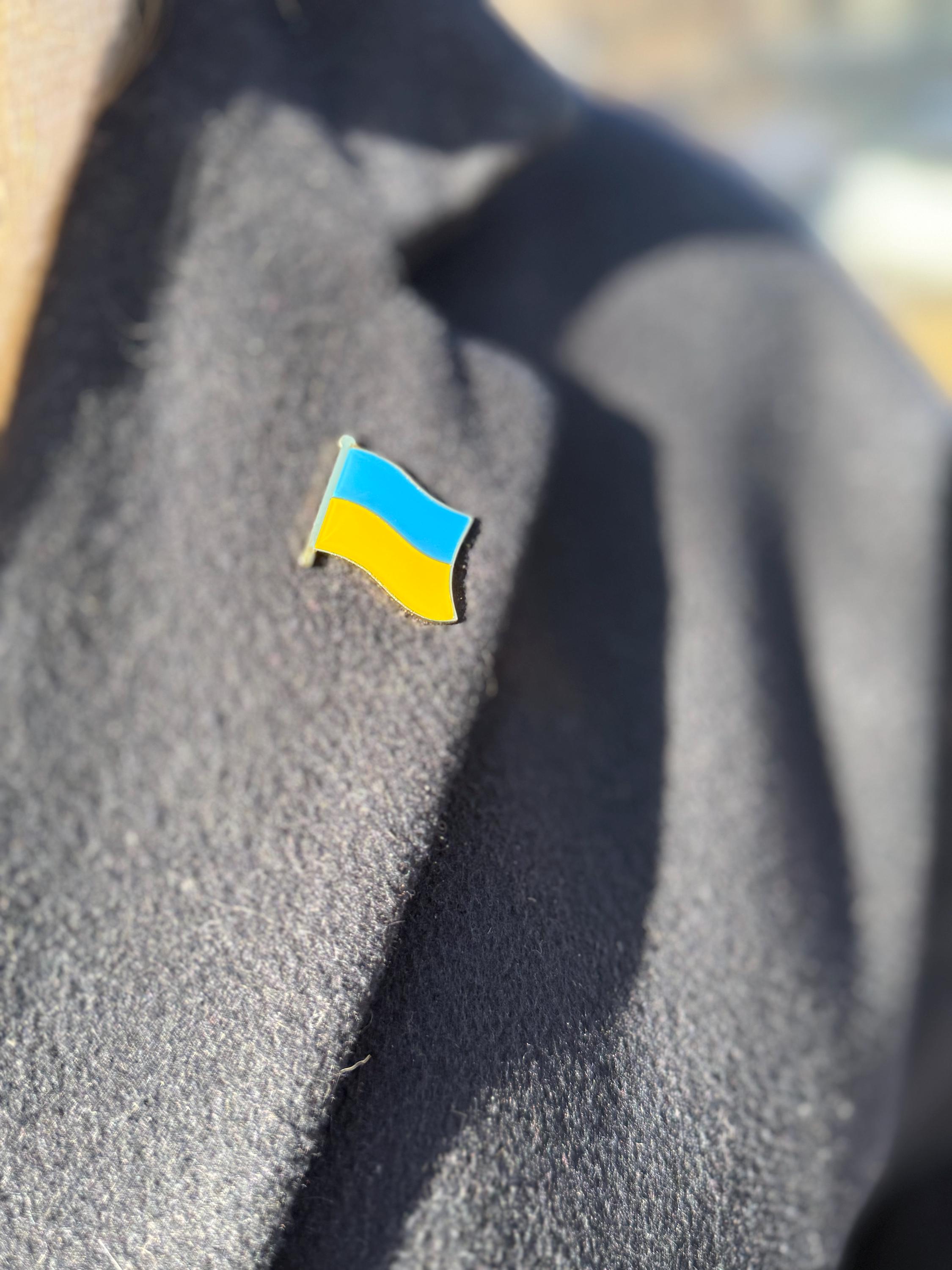 Ukrainian Pin Flag Ukraine Badge Ukrainian Coat of arms Flag Ukraine Gift Present Easter gift