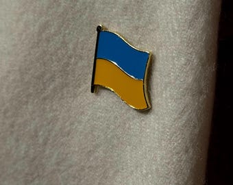 Ukrainian Pin Flag Ukraine Badge Ukrainian Coat of arms Flag Ukraine Gift Present Easter gift Flag Ukraine