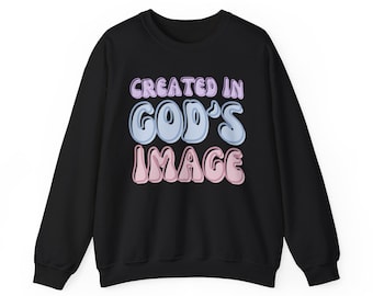 Bluza religijna, prezent chrześcijański, odzież z wersetami biblijnymi, bluza z motywem inspiracji, odzież duchowa, sweter z wizerunkiem Boga