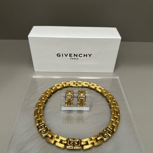 Givenchy Authentic Vintage 1980&#39;s Necklace & Earrings