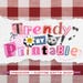 TrendyByPrintables store logo
