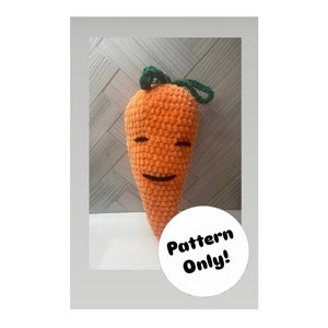 Crochet Carrot Plushie Pattern